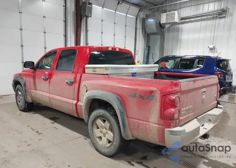 2005 Dodge Dakota Slt z USA, uszkodzony, nr VIN 1D7HW48N55S273493